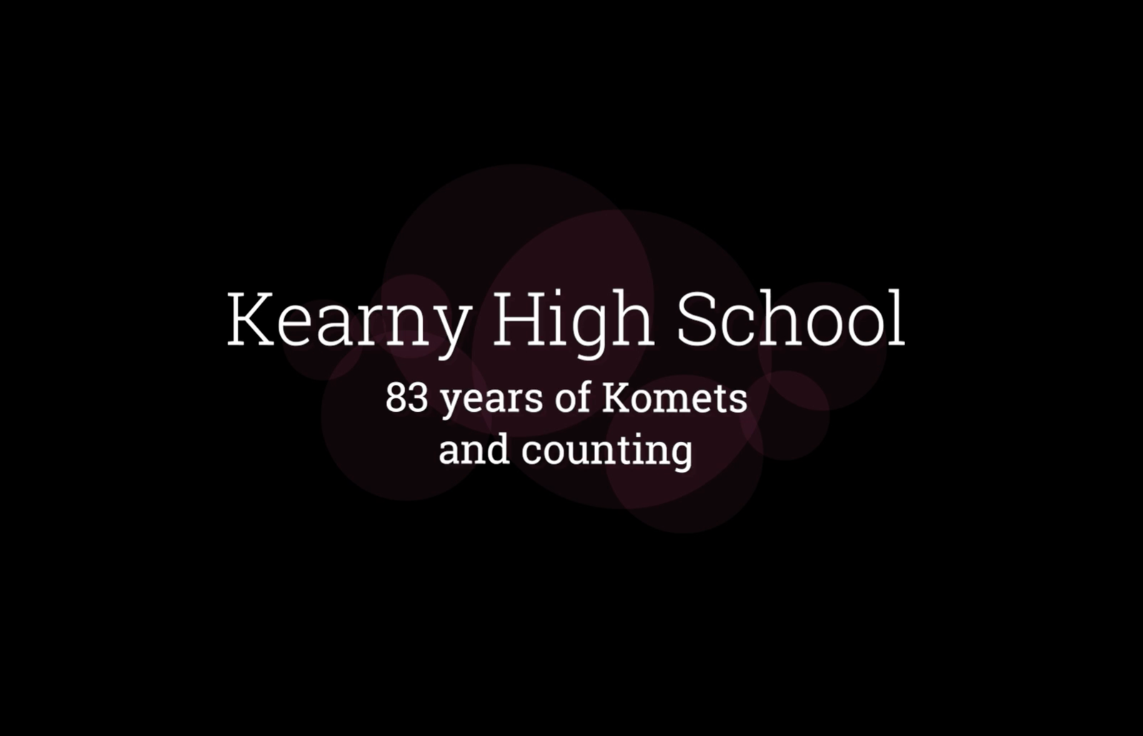 Kearny Komet Museum Promotional Video 2025